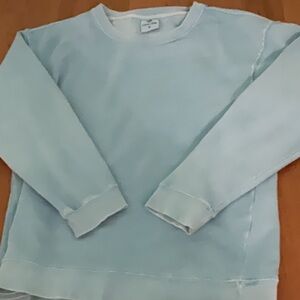 Women’s medium blue oversized crewneck
